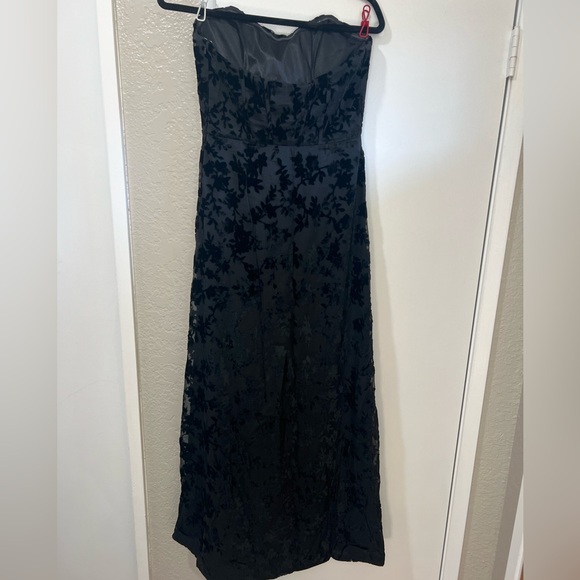 Revelry Mona Floral Burnout Velvet Dress - Picture 2 of 5